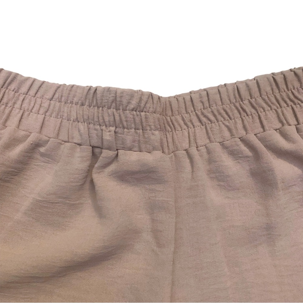 Miley + Molly SET 2 Dressy Shorts Forest Green Tan Beige Small High Rise Basics - Picture 3 of 11